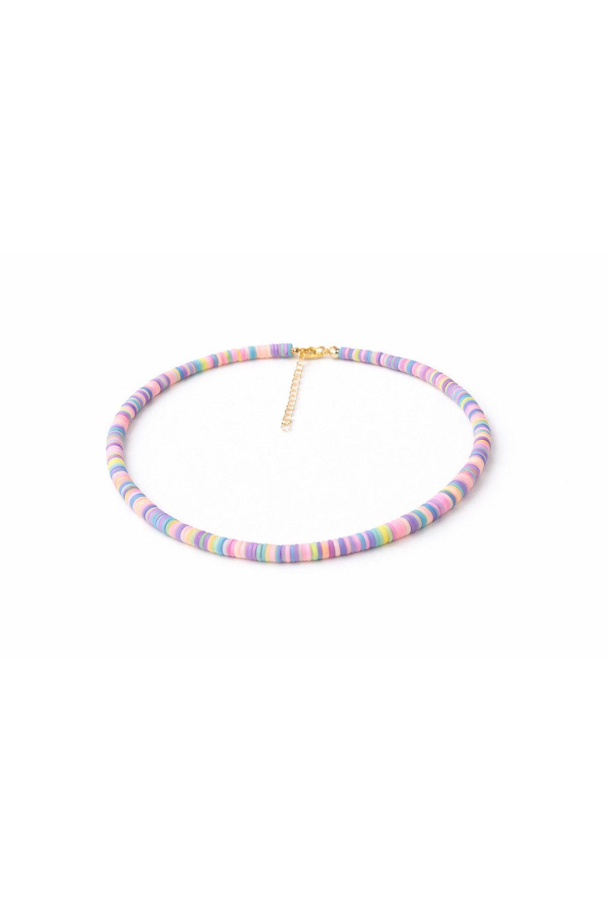 Pastel Renkli Fimo Kolye