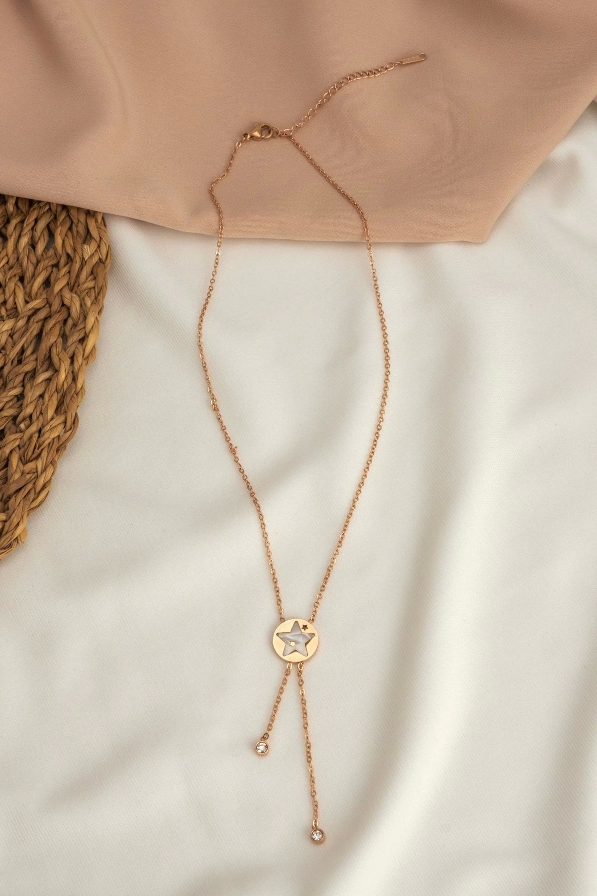 Yıldız Model Çelik Kolye