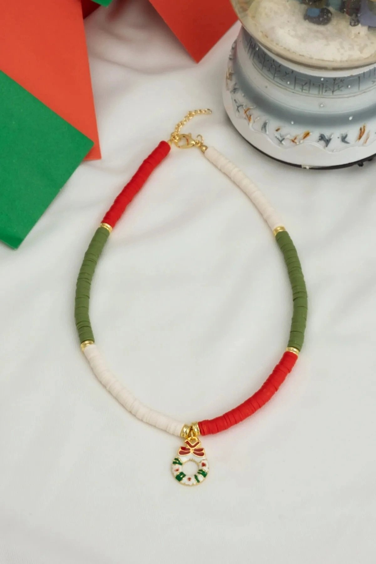 Christmas Themed Fimo Necklace