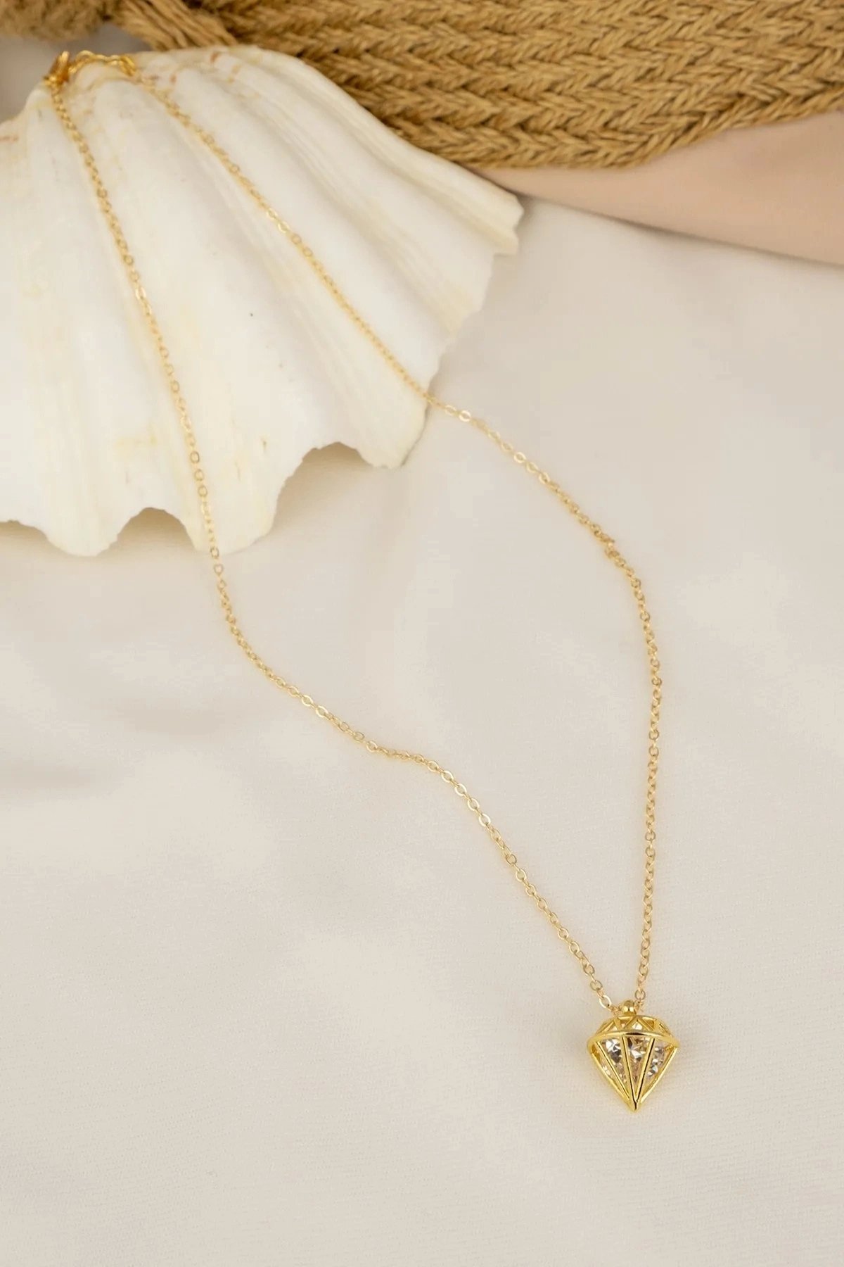 Diamond Model Necklace