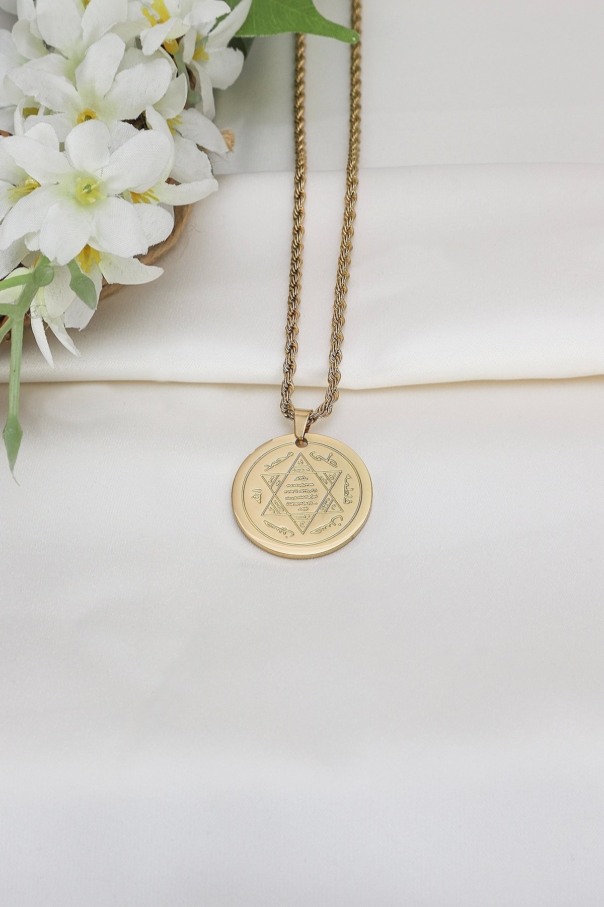 Çelik Süleyman Mühürlü Kolye