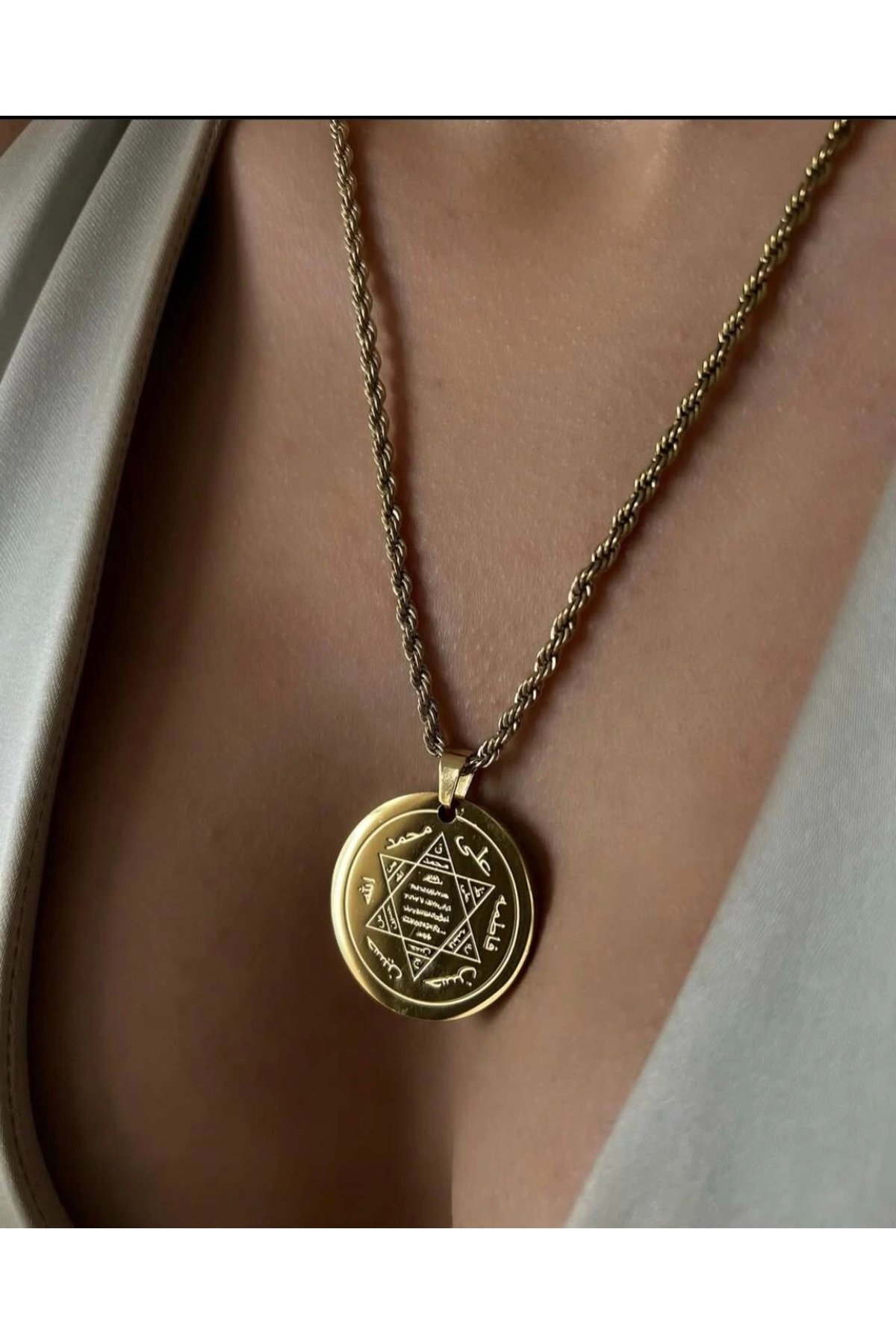 Çelik Süleyman Mühürlü Kolye