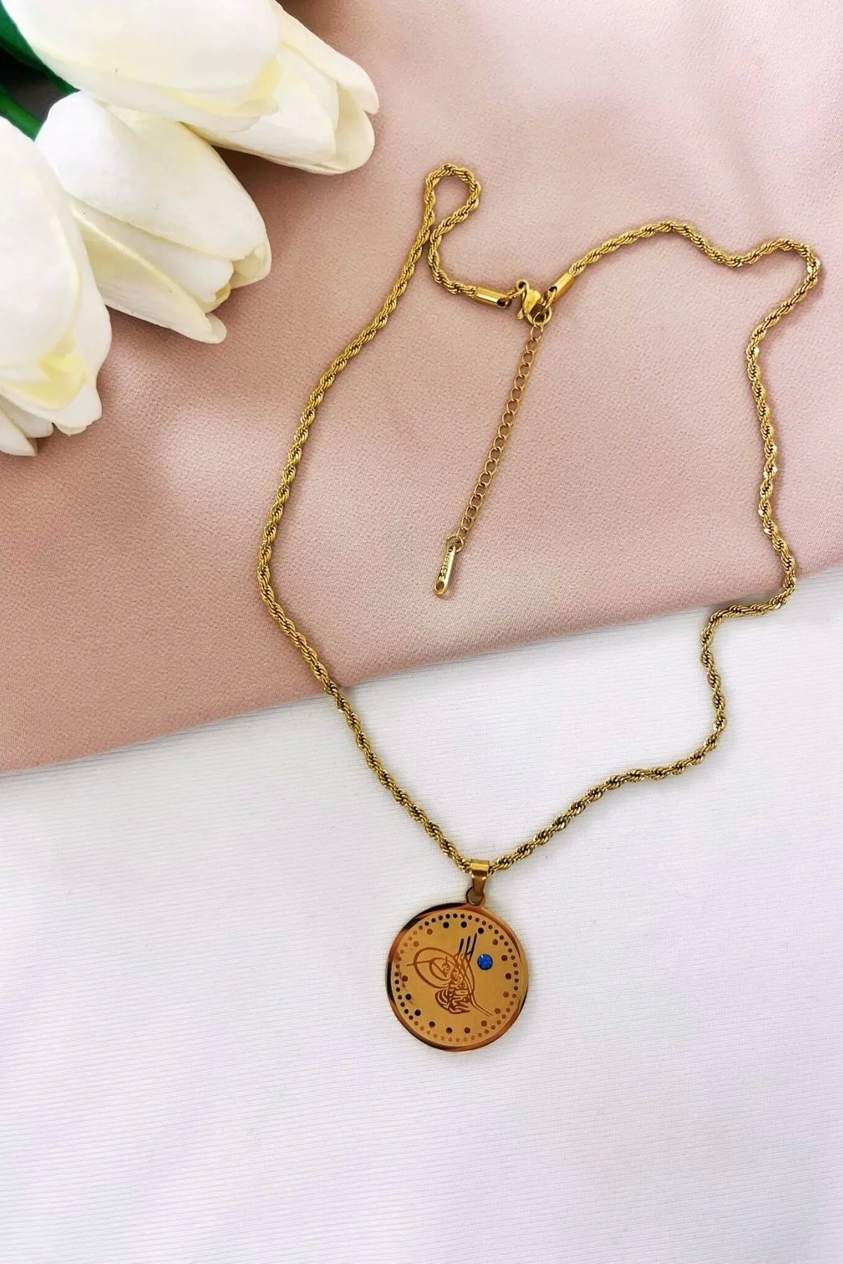 Tugra Model Steel Necklace