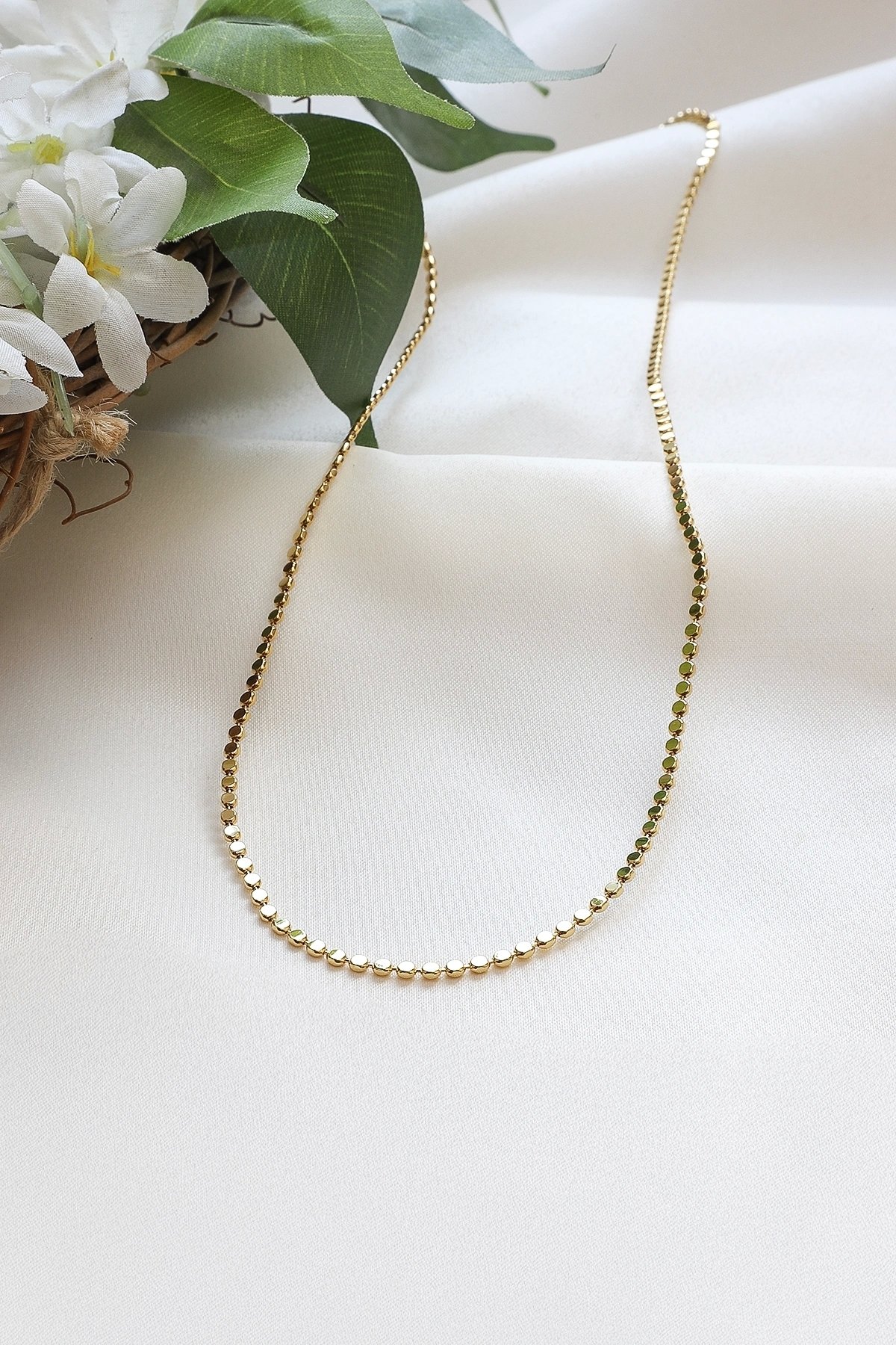 Çelik Pul Model Kolye