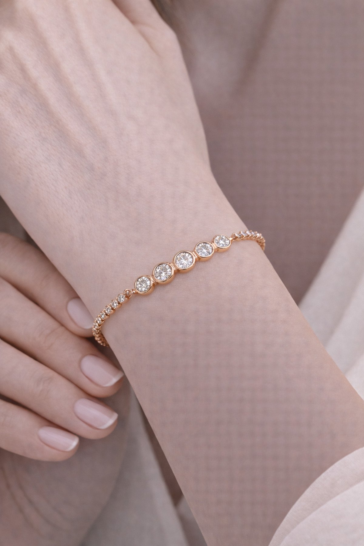 Taşlı Xupıng Bileklik