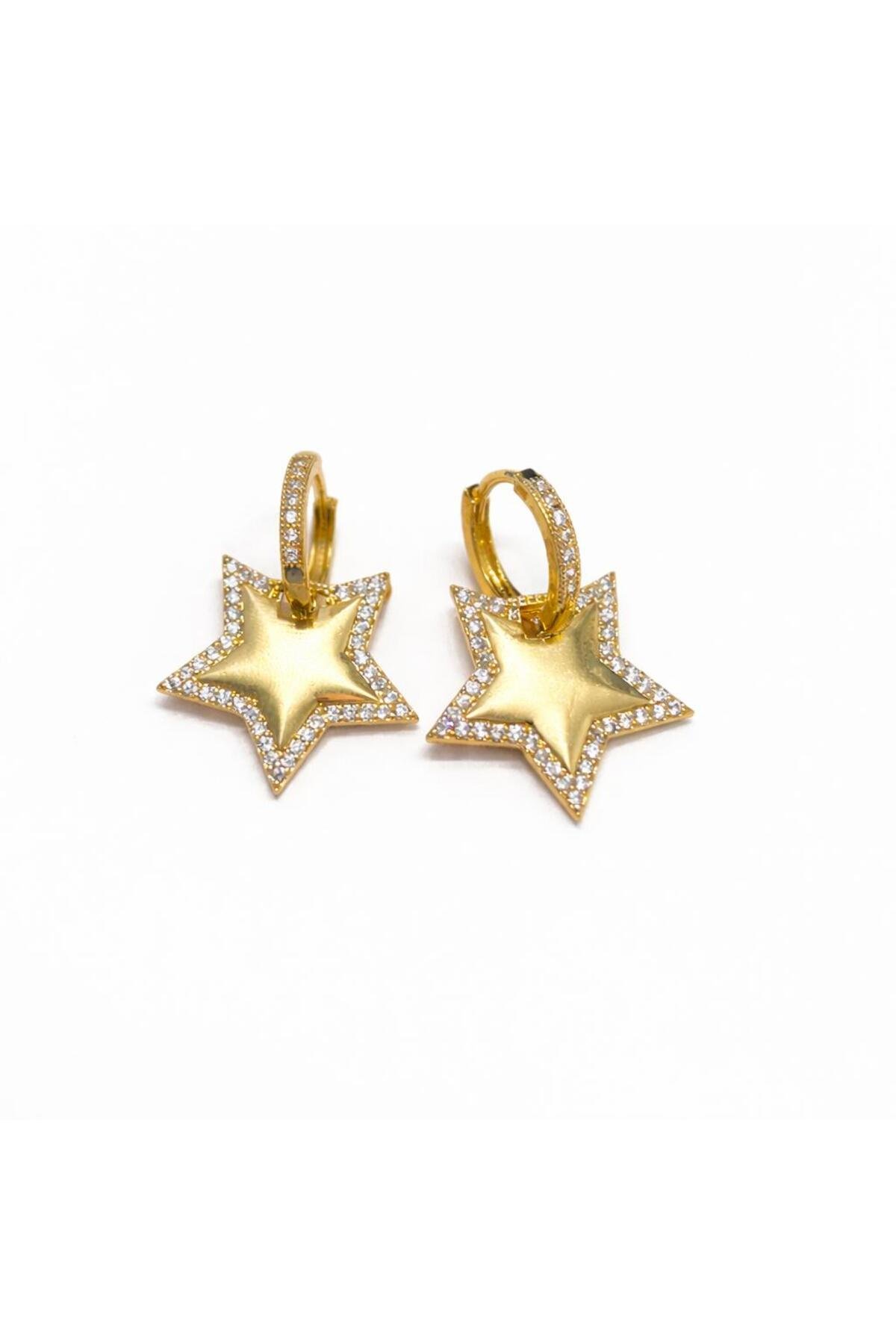 Bakımeri Jewelry Rose Star Xuping Zirkon Küpe