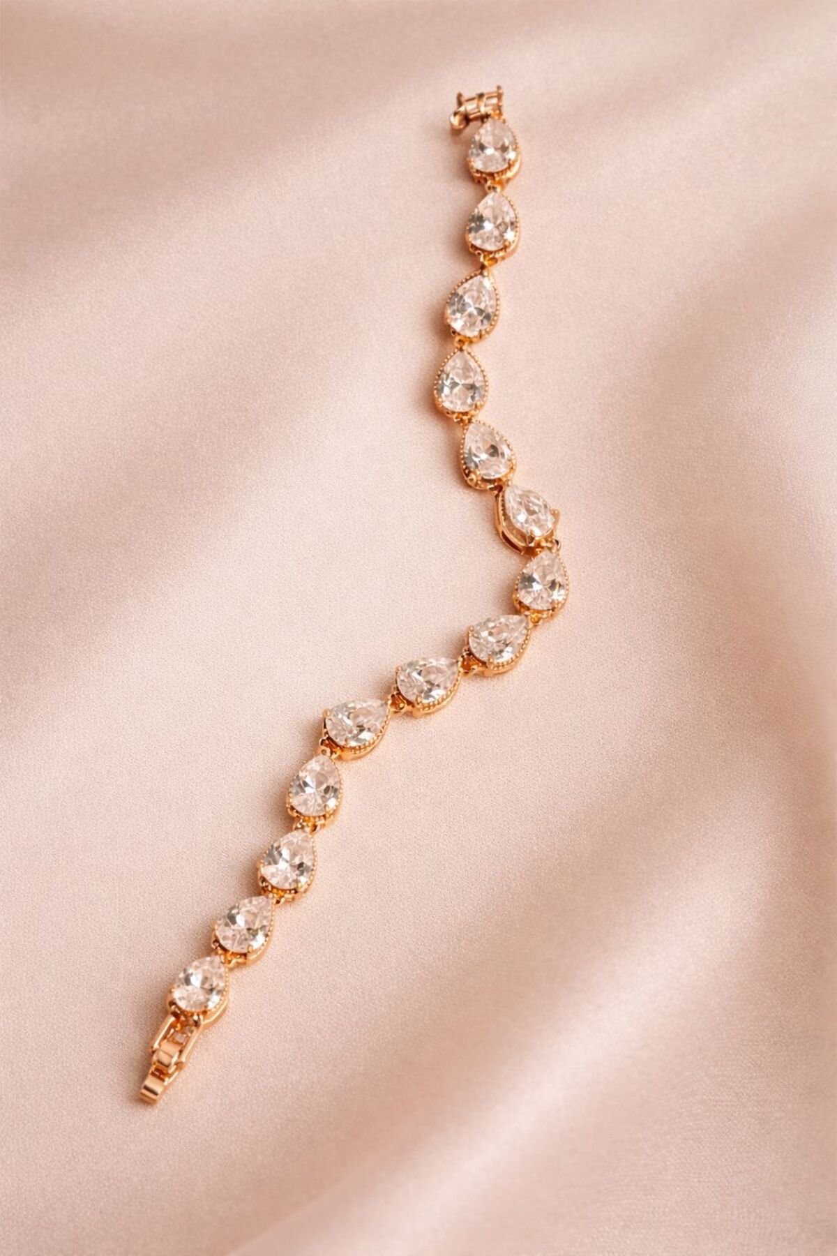 Kristal Model Damla Xuping Bileklik